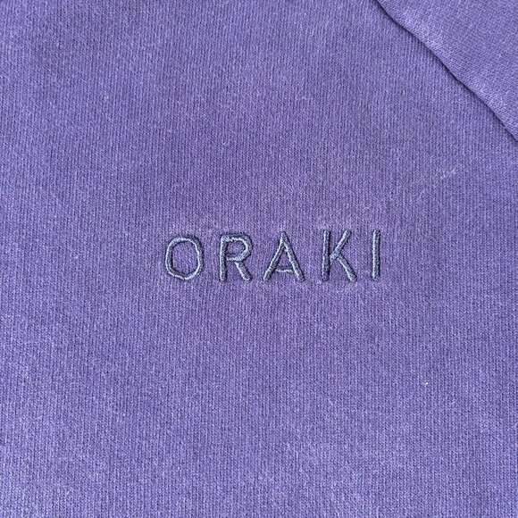 Oraki Womens Sweater M Purple Recycled Material Pullover Minimalist Eco Friendly - Picture 3 of 14